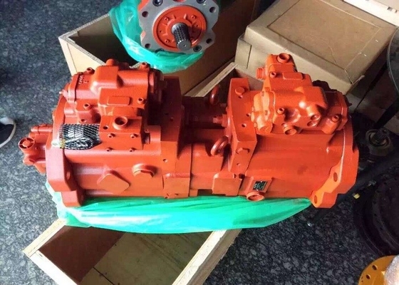 Red Hyundai R220-7 R225-7 Hydraulic Pump Kawasaki piston pump K3V112DT-9C32-01