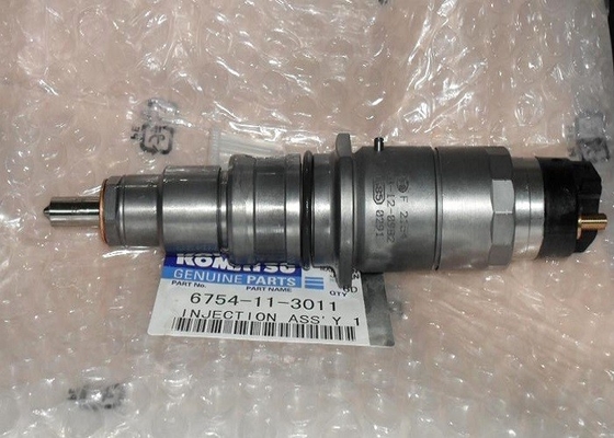 Komatsu PC400-7 Excavator SA6D108E Engine Injector 6156-11-3300 6156-11-3301